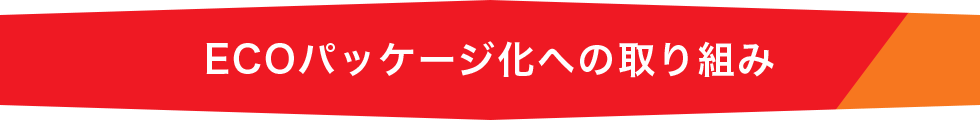 ECOパッケージ化への取り組み